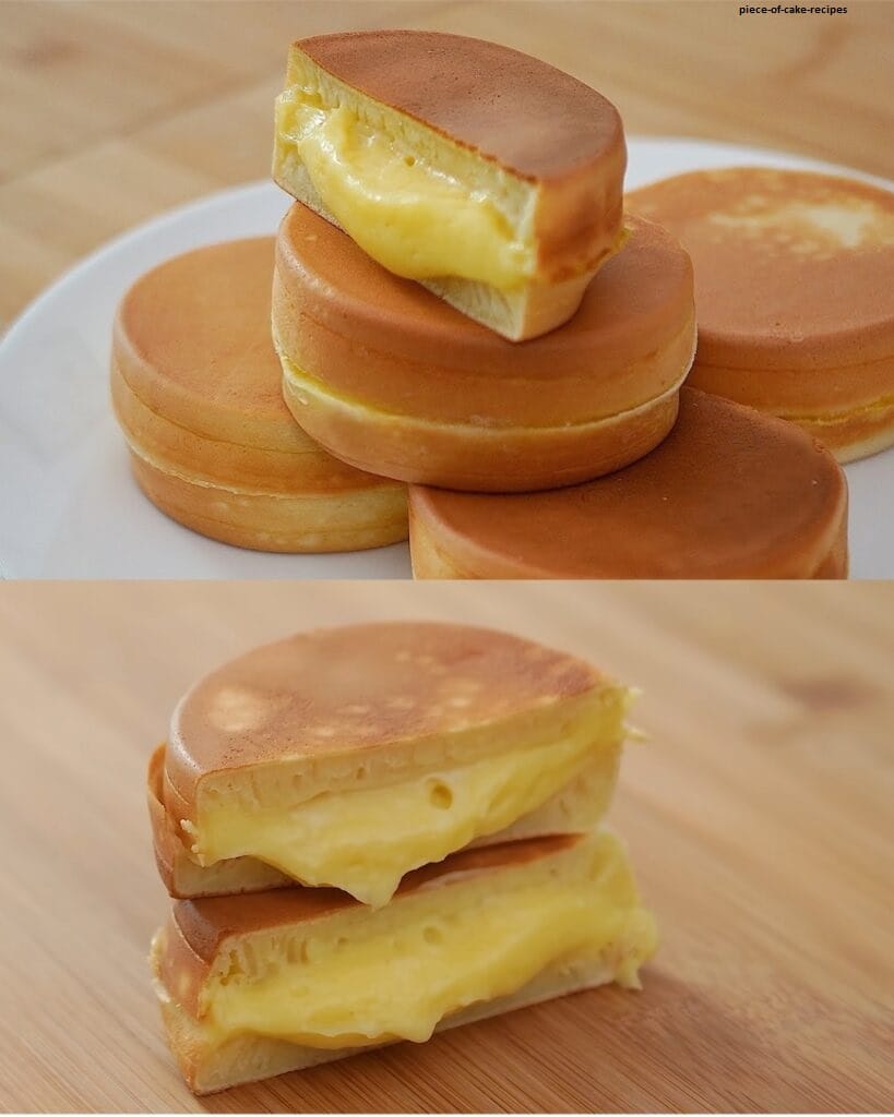 A Delicious Recipe for Soft and Fluffy Pancakes with Creamy Custard 1