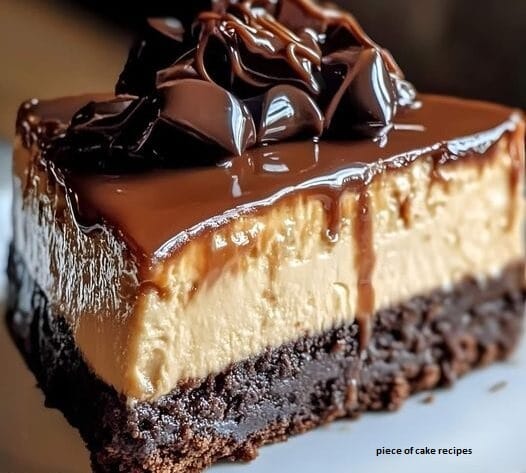 Decadent Caramel Brownie Cheesecake 1