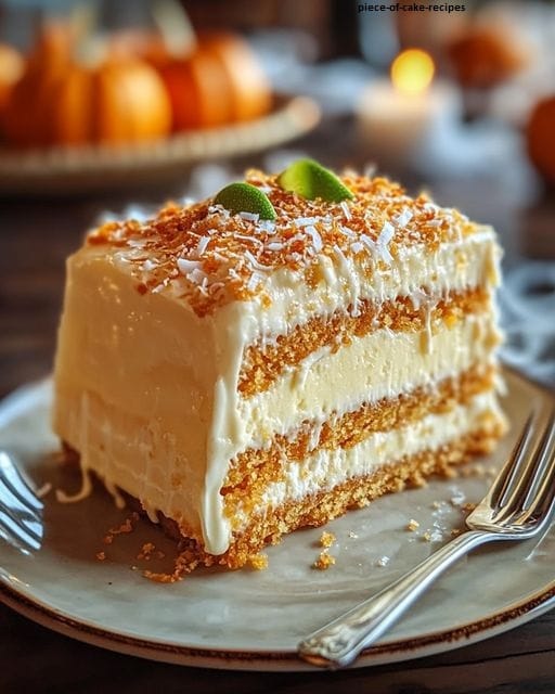 Drip Cake with Coconut and Lime: A Tropical Delight 🍰🥥🍈 1
