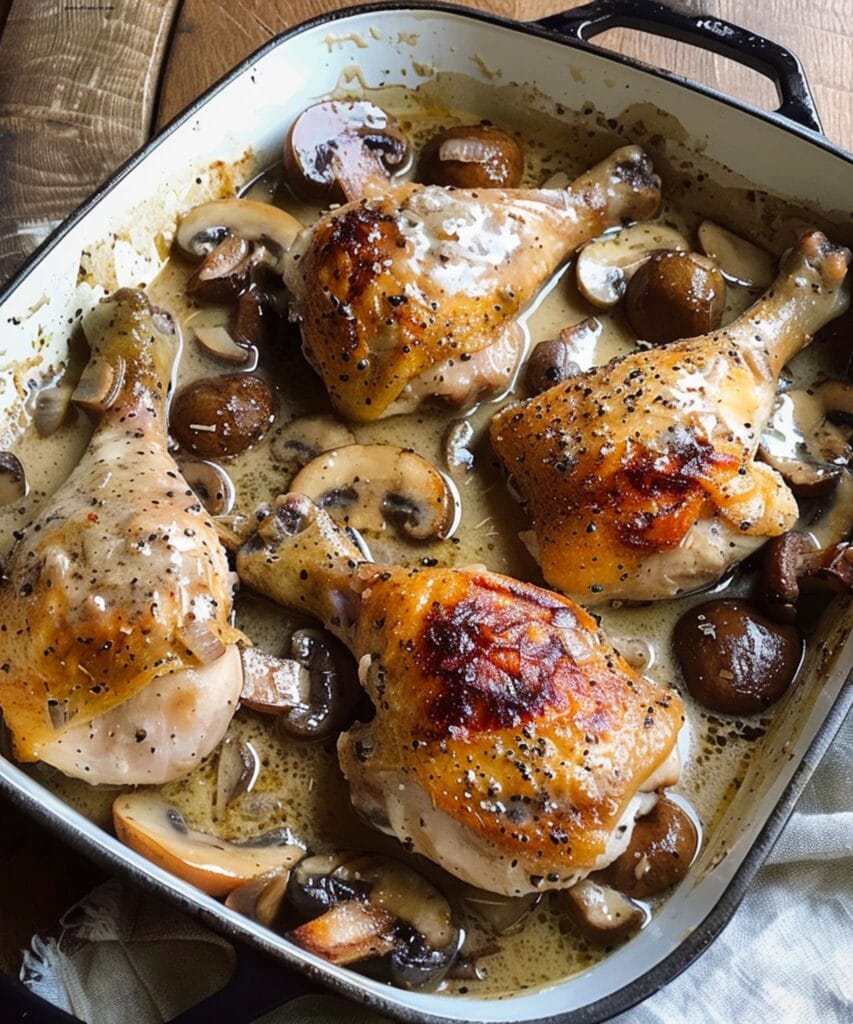 Chicken with Mustard and Mushrooms 1